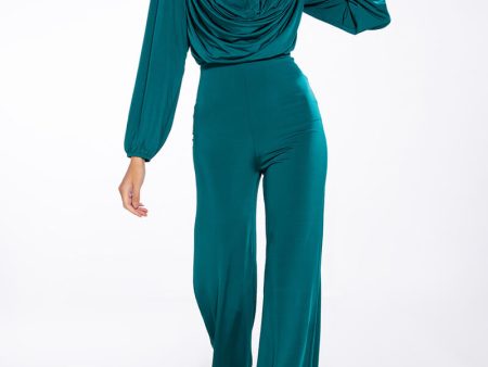 A NIGHT TO REMEMBER LONG SLEEVE JUMPSUIT Hot on Sale