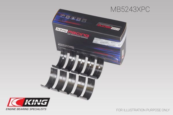 King Engine Bearings Nissan Sr20DE (Size +0.25mm) Main Bearing Set Online now